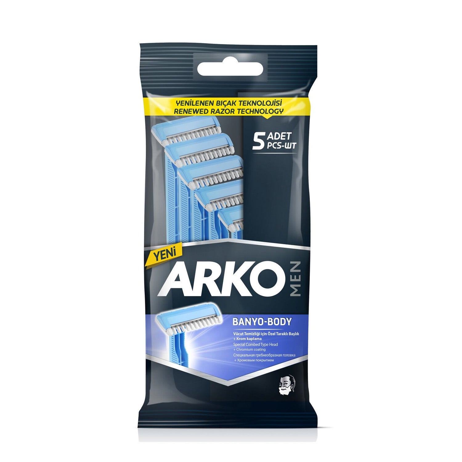 Arko Erkek Tıraş Bıçağı 5P